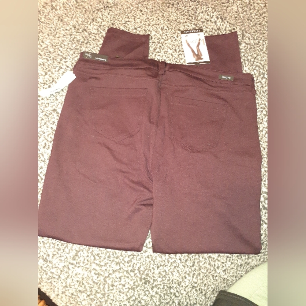 NWT! LIVERPOOL JEANS COMPANY JACQUELINE SKINNY PANT DARK PURPLE SIZE 16/33 - Picture 12 of 14